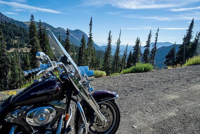 Looking over Hurricane Ridge, WA