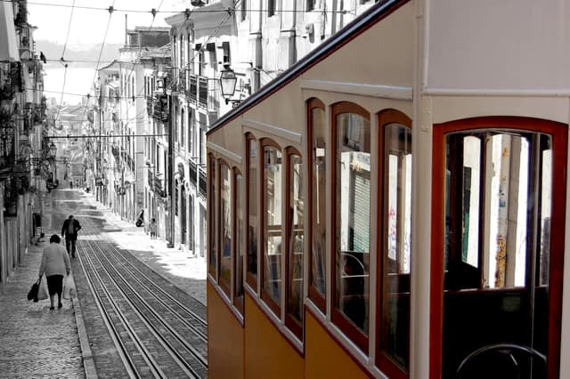 City Tram Ride - Lisbon, Portugal