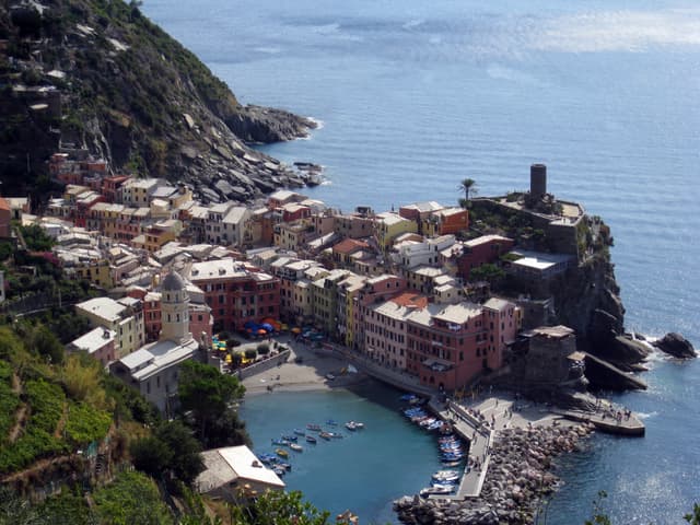 On a Hike through El Cinque Terre, Italy