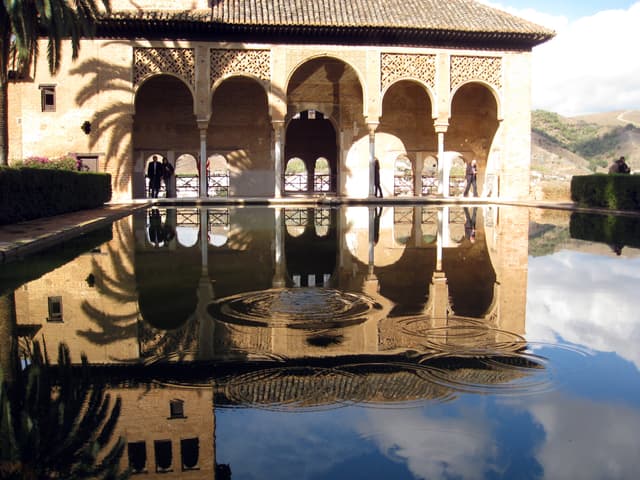 Inside La Alhambra - Granada, Spain